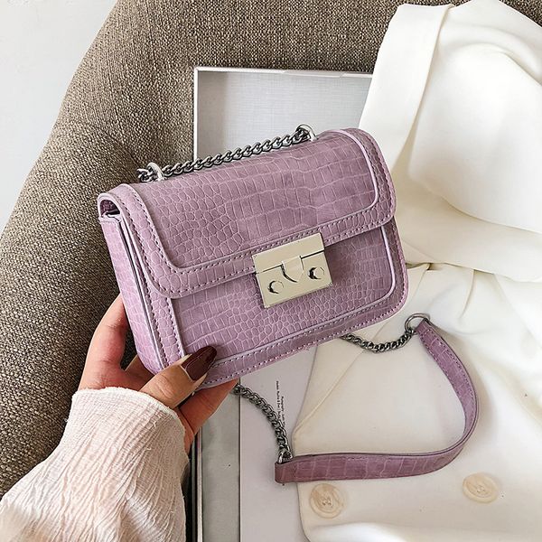all-match crocodile pattern lock small square bag fashion trend chain shoulder messenger casual female
all-match crocodile pattern lock small square bag fashion trend chain shoulder messenger casual female