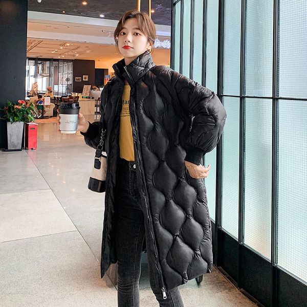 2020 autumn new winter women parkas coats casual long sleeve standup collar jackets warm solid zipper plus size long outerwear, Black
2020 autumn new winter women parkas coats casual long sleeve standup collar jackets warm solid zipper plus size long outerwear, Black