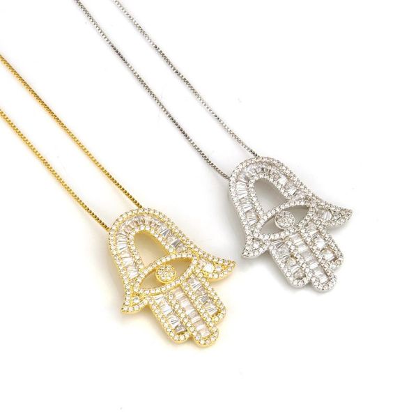 12pcs new religious fatima's hand pendant: zircons copper micro plated hand necklace, Silver
12pcs new religious fatima's hand pendant: zircons copper micro plated hand necklace, Silver