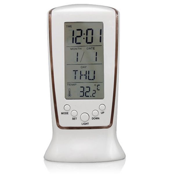 intelligent home furnishing digital led backlight lcd display table alarm clock thermometer calendar
intelligent home furnishing digital led backlight lcd display table alarm clock thermometer calendar