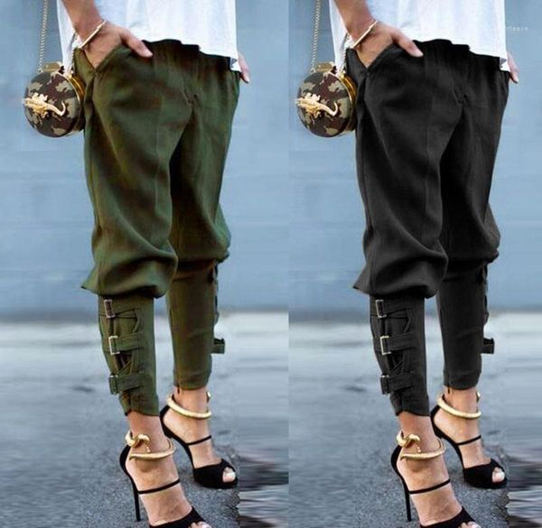 mid waist bandage womens pencil pants elegant streetwear womens solid color casual pants designer womens pants, Black;white
mid waist bandage womens pencil pants elegant streetwear womens solid color casual pants designer womens pants, Black;white