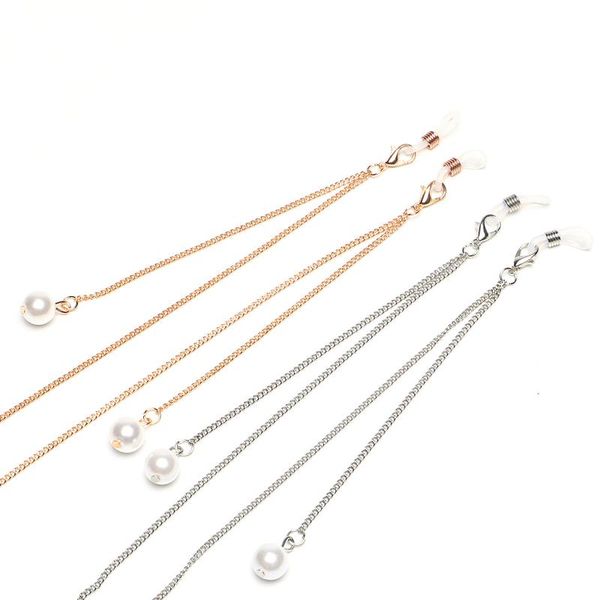 simple casual fashion eyeglasses chain halter chic pearl long reading glasses anti-loss chain lanyards sunglasses accessories, Silver
simple casual fashion eyeglasses chain halter chic pearl long reading glasses anti-loss chain lanyards sunglasses accessories, Silver