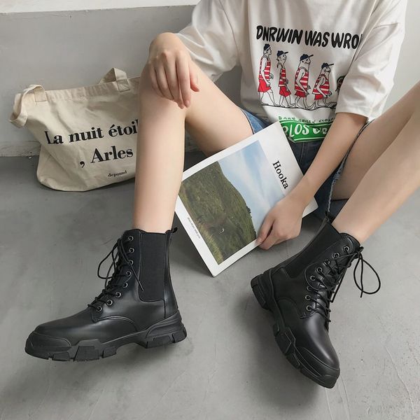 boots 2021 black brand women's shoes lace up booties ladies flat heel boots-women round toe fashion autumn ankle
boots 2021 black brand women's shoes lace up booties ladies flat heel boots-women round toe fashion autumn ankle