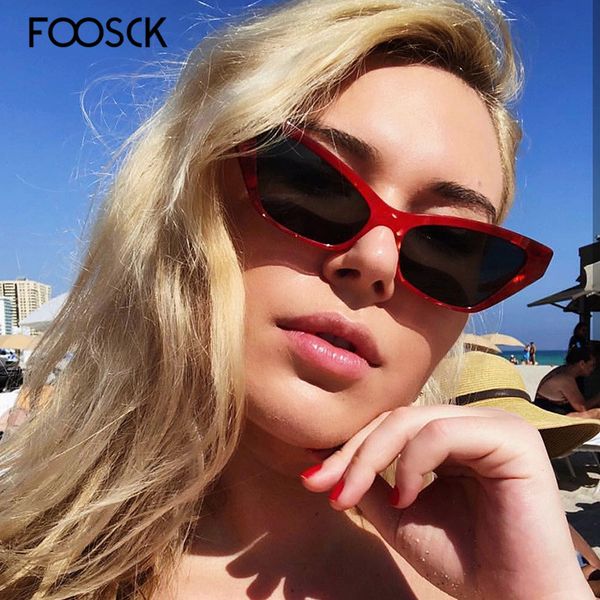 foosck new brand designer cat eye women sunglasses full color ladies vintage sun glasses female eyewear uv400, White;black
foosck new brand designer cat eye women sunglasses full color ladies vintage sun glasses female eyewear uv400, White;black
