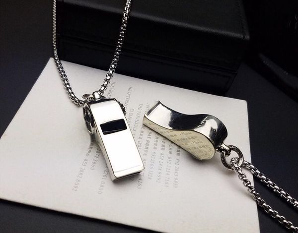 fashion whistle necklace for lady design mens and women party wedding lovers gift hip hop jewelry, Silver
fashion whistle necklace for lady design mens and women party wedding lovers gift hip hop jewelry, Silver
