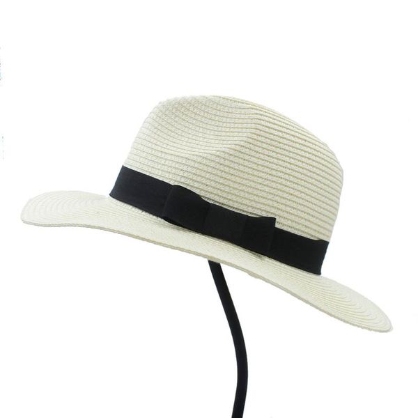 new jazz hat handsome pananma hat fashion caps men/women bowknot wide brim straw summer sun beach fedoras cap, Blue;gray
new jazz hat handsome pananma hat fashion caps men/women bowknot wide brim straw summer sun beach fedoras cap, Blue;gray
