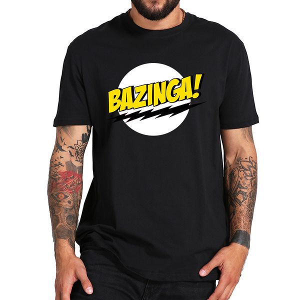 the big bang theory t shirt sheldon cooper quote bazinga tshirt eu size pure cotton breathable
the big bang theory t shirt sheldon cooper quote bazinga tshirt eu size pure cotton breathable