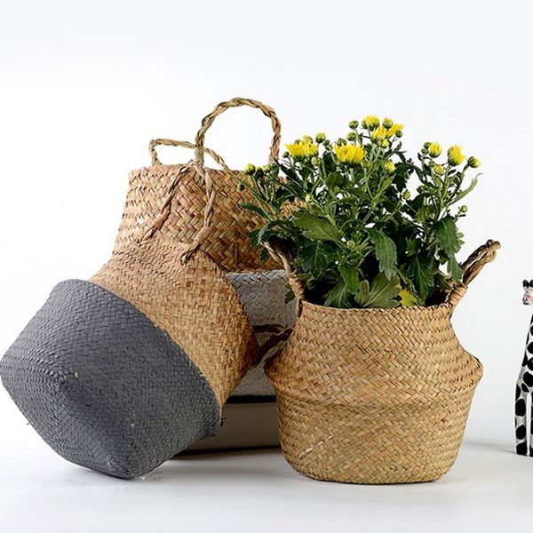 handmade bamboo storage baskets seagrass wicker basket nordic style garden flower pot laundry basket container toy holders
handmade bamboo storage baskets seagrass wicker basket nordic style garden flower pot laundry basket container toy holders
