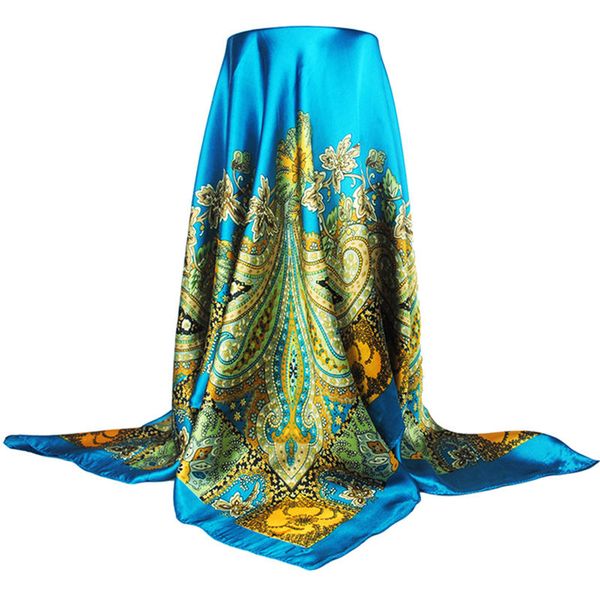 big size silk square scarf new fashion printed imitated silk satin scarves shawl hijab for women 90*90cm 2020 scarf, Blue;gray
big size silk square scarf new fashion printed imitated silk satin scarves shawl hijab for women 90*90cm 2020 scarf, Blue;gray