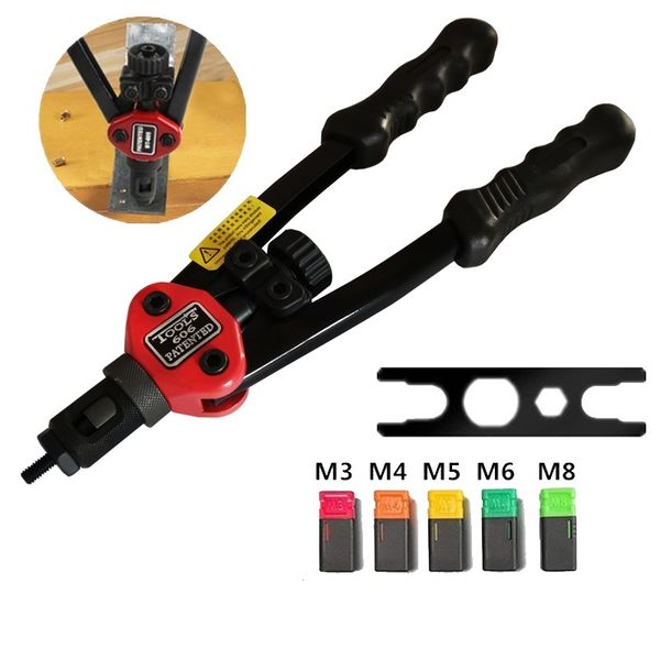 bt-606 rivet nut tool hand blind riveter hand riveter rivet gun with 5 metric mandrels
bt-606 rivet nut tool hand blind riveter hand riveter rivet gun with 5 metric mandrels
