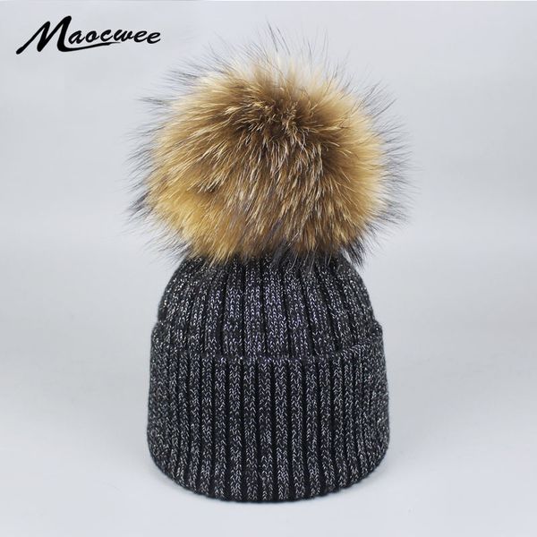 autumn winter womens fur pompom beanies silver wire hats solid warm knitted skullies caps soft polyester hats for girls new, Blue;gray
autumn winter womens fur pompom beanies silver wire hats solid warm knitted skullies caps soft polyester hats for girls new, Blue;gray