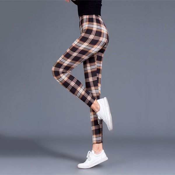 plaid women pants push up leggings fashion fitness leggins gym sporting plus size high waist trousers, Black
plaid women pants push up leggings fashion fitness leggins gym sporting plus size high waist trousers, Black