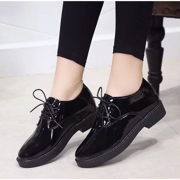 women patent leather autumn pumps classic ladies platform low square heels female shoes comfort 2020 new fashion, Black
women patent leather autumn pumps classic ladies platform low square heels female shoes comfort 2020 new fashion, Black