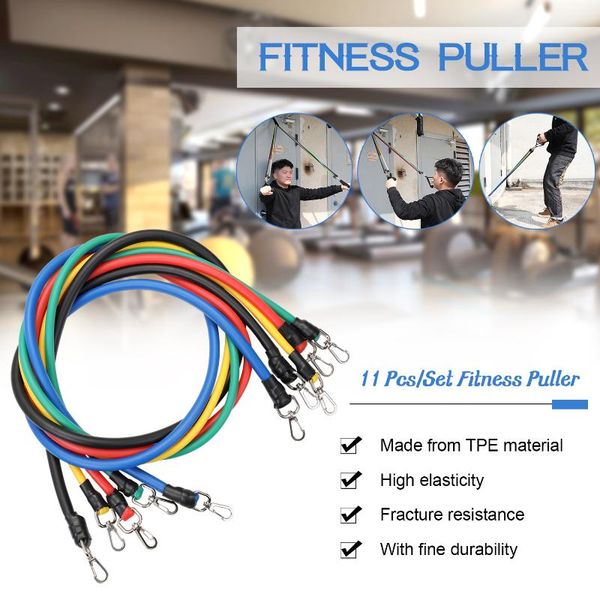 tomshoo 11 pcs fitness puller bands multi-functional muscle strength yoga training rope resistance belt gym fitness equipment
tomshoo 11 pcs fitness puller bands multi-functional muscle strength yoga training rope resistance belt gym fitness equipment