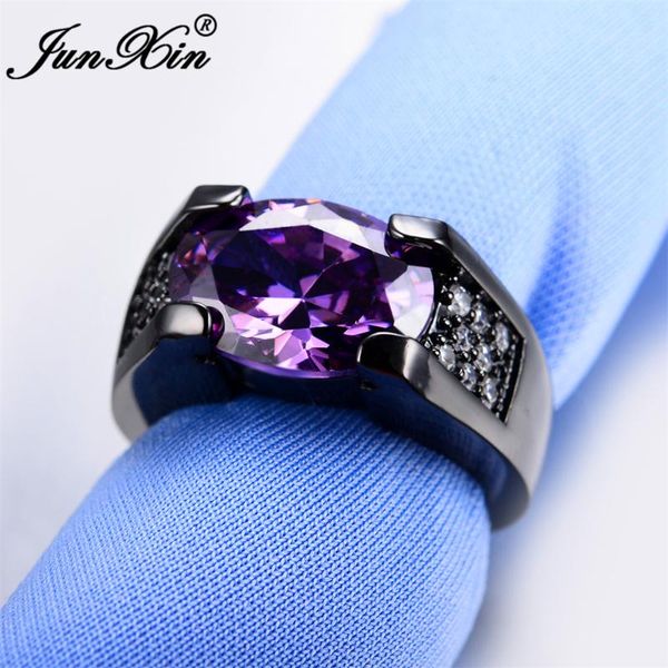 junxin gorgeous male female finger ring purple oval cz ring vintage black gold wedding rings for men and women fashion jewelry, Golden;silver
junxin gorgeous male female finger ring purple oval cz ring vintage black gold wedding rings for men and women fashion jewelry, Golden;silver