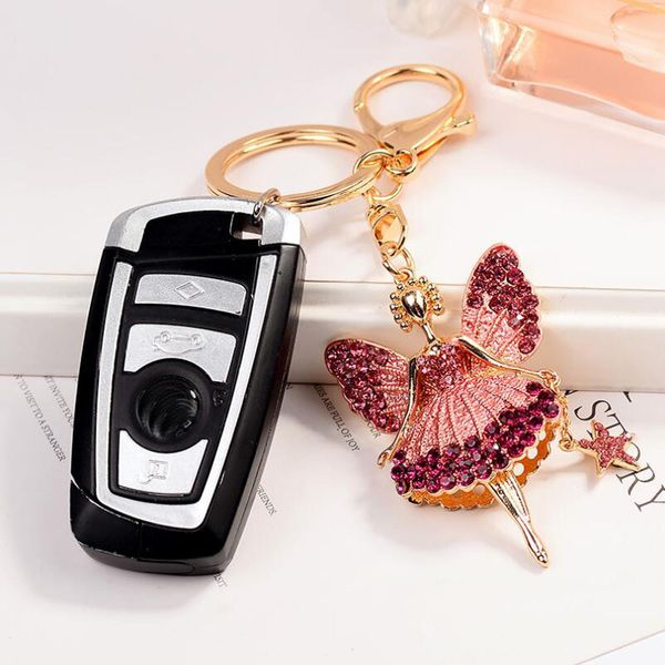 cdcotn car keychain creative little angel key chain girl's bag hanging ornaments key rings beautiful ballerina car accessories, Silver
cdcotn car keychain creative little angel key chain girl's bag hanging ornaments key rings beautiful ballerina car accessories, Silver