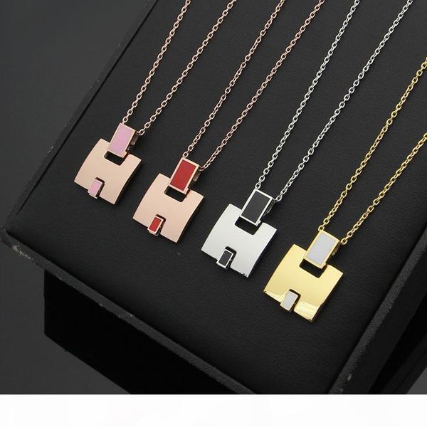 новое прибытие моды lady титана стали пять цветов эмаль h письмо обручальное 18k покрыло ожерелье золота 3 цвет, Silver
новое прибытие моды lady титана стали пять цветов эмаль h письмо обручальное 18k покрыло ожерелье золота 3 цвет, Silver