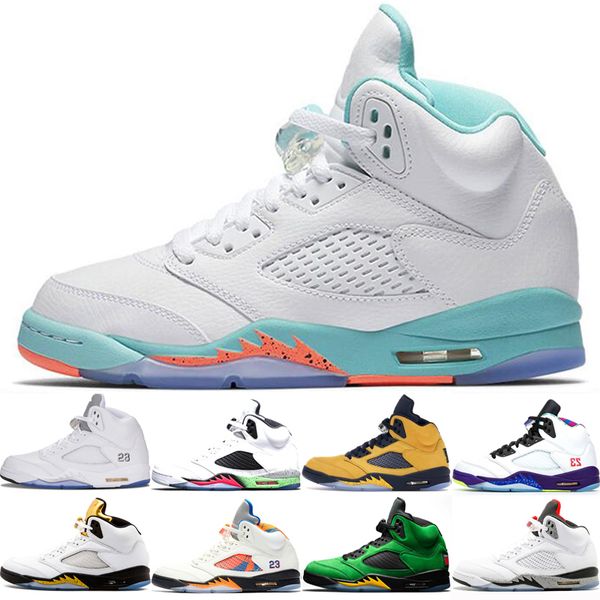 jumpman 5 basketball shoes 5s light aqua lternate grape oregon ducks 3 fire red og black metallic men stylist sneakers trainers 40-47 
jumpman 5 basketball shoes 5s light aqua lternate grape oregon ducks 3 fire red og black metallic men stylist sneakers trainers 40-47
