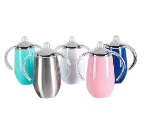 10oz sippy cup stainless steel cups with handle insulated vacuum milk bottle newborn feeding bottle sucker cup mugs a05
10oz sippy cup stainless steel cups with handle insulated vacuum milk bottle newborn feeding bottle sucker cup mugs a05