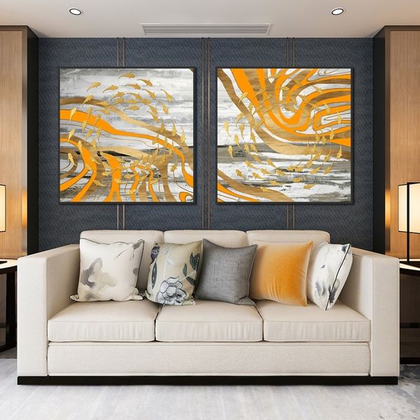 home canvas abstract new chinese zen style decorative painting orange golden thread for living room home tv background wall art
home canvas abstract new chinese zen style decorative painting orange golden thread for living room home tv background wall art