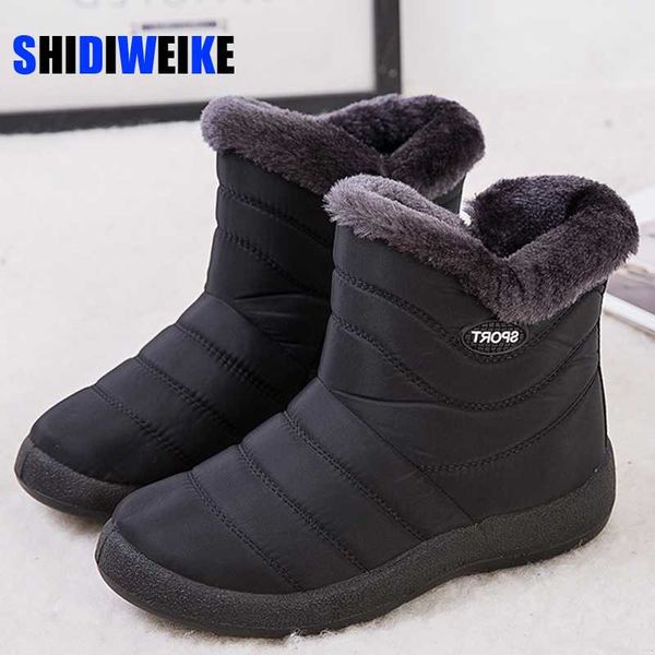 women boots waterproof snow boots female plush winter women warm ankle botas mujer winter shoes woman plus size 43 ab753, Black
women boots waterproof snow boots female plush winter women warm ankle botas mujer winter shoes woman plus size 43 ab753, Black