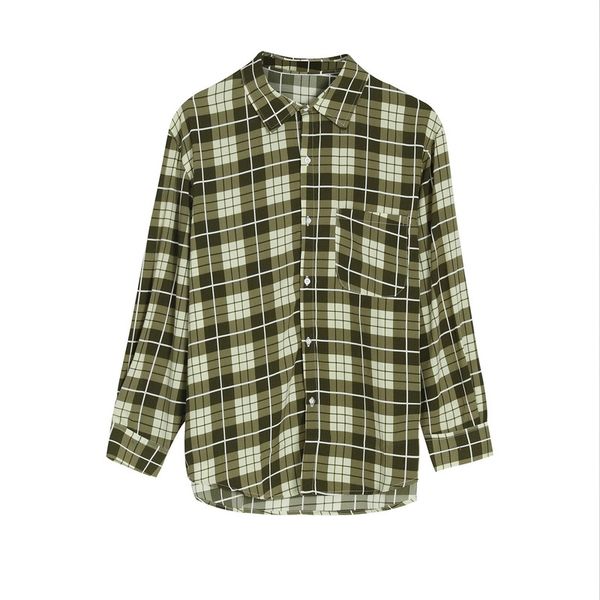 men's casual shirts spring and summer 2021 loose fashion classic retro plaid lapel long sleeve shirt single-breasted for men, White;black
men's casual shirts spring and summer 2021 loose fashion classic retro plaid lapel long sleeve shirt single-breasted for men, White;black