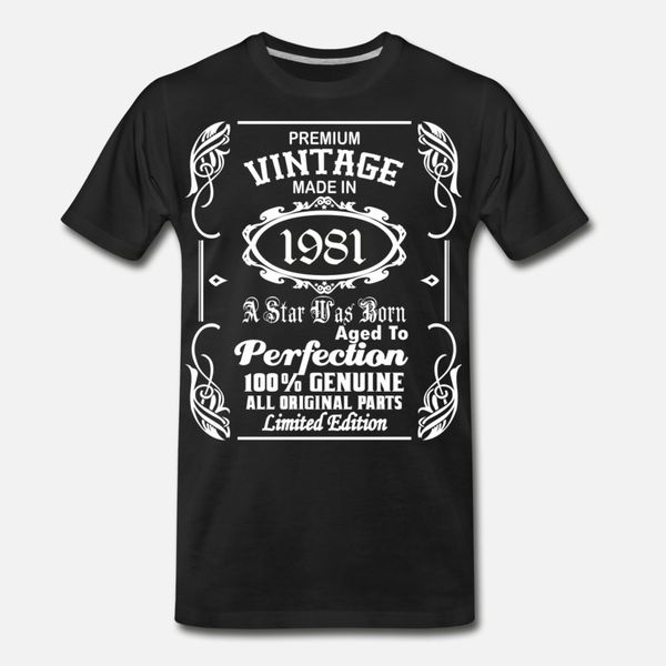 vintage made in 1981 t shirt men printed tee shirt round neck kawaii cute fashion spring natural shirt, White;black
vintage made in 1981 t shirt men printed tee shirt round neck kawaii cute fashion spring natural shirt, White;black