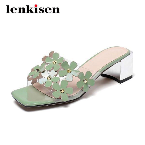 lenkisen gladiator appliques flowers sweet fashion square toe high square heel mules women shoes beauty lady summer sandals l9f5, Black
lenkisen gladiator appliques flowers sweet fashion square toe high square heel mules women shoes beauty lady summer sandals l9f5, Black
