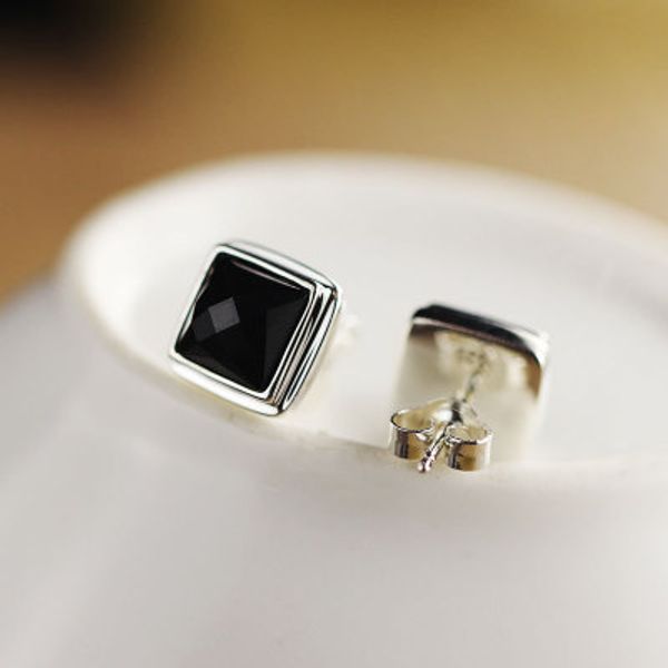925 sterling silver vintage fashion black agate earrings for women jewelry wedding earring, Golden
925 sterling silver vintage fashion black agate earrings for women jewelry wedding earring, Golden