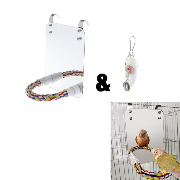 bird mirror with perch parrot stand toy for small parakeet conure &bite toy
bird mirror with perch parrot stand toy for small parakeet conure &bite toy