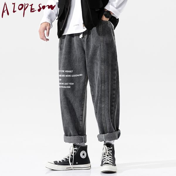 aiopeson 2020 new printed ankle-length baggy jeans men casual loose mens jeans autumn fashion letter men's, Blue
aiopeson 2020 new printed ankle-length baggy jeans men casual loose mens jeans autumn fashion letter men's, Blue