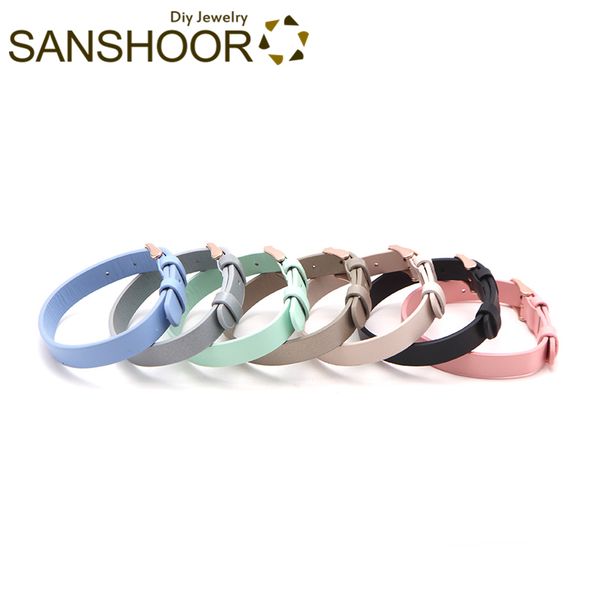 sanshoor rainbow colors genuine keeper leather bracelet with rose gold clasp fit diy slide charms women wristband belts 2pcs, Golden;silver
sanshoor rainbow colors genuine keeper leather bracelet with rose gold clasp fit diy slide charms women wristband belts 2pcs, Golden;silver