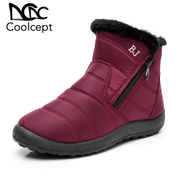 coolcept plush fur snow boots for women zipper flats ankle boots winter warm outdoor shoes leisure women footwear size 36-40, Black
coolcept plush fur snow boots for women zipper flats ankle boots winter warm outdoor shoes leisure women footwear size 36-40, Black