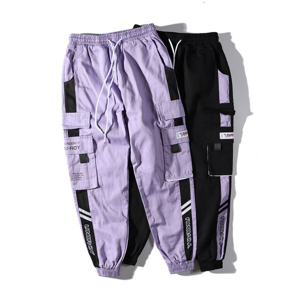 men hip hop ribbons cargo pants joggers pants mens streetwear fashion male elastic waist pant cotton black
men hip hop ribbons cargo pants joggers pants mens streetwear fashion male elastic waist pant cotton black