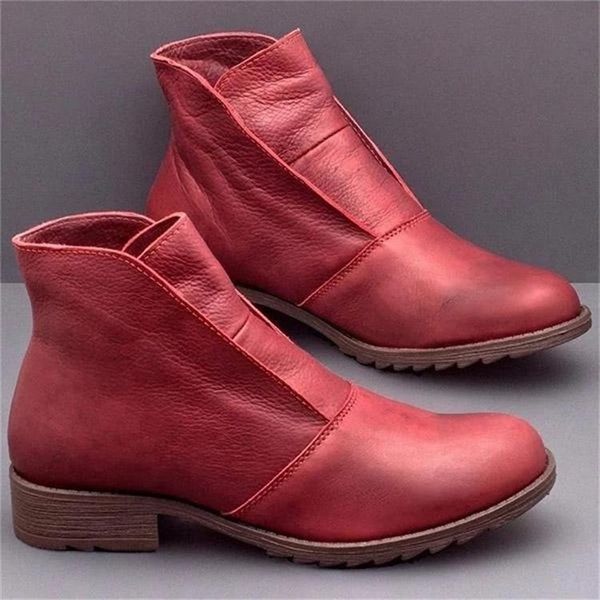 boots autumn 2021 women ankle fashion retro leather woman slip-on round toe shoes plus size 35-43 ladies, Black
boots autumn 2021 women ankle fashion retro leather woman slip-on round toe shoes plus size 35-43 ladies, Black