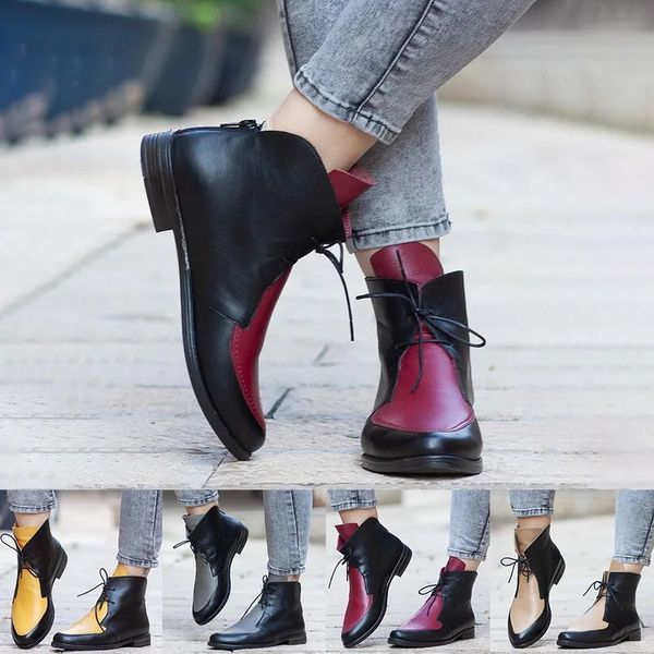 england style martin boots for women new autumn winter pu leather short ankle boots ladies motorcycle women shoes solid color comfortable, Black
england style martin boots for women new autumn winter pu leather short ankle boots ladies motorcycle women shoes solid color comfortable, Black