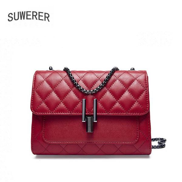 suwerer новые женщины кожи shouder crossbody сумки для женщин коровьей кожи плеча мешок моды цепи сумки
suwerer новые женщины кожи shouder crossbody сумки для женщин коровьей кожи плеча мешок моды цепи сумки