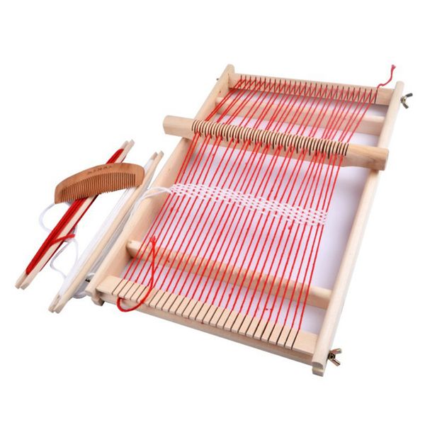 children toy assemble diy wooden frame educational knitting machine weaving loom
children toy assemble diy wooden frame educational knitting machine weaving loom