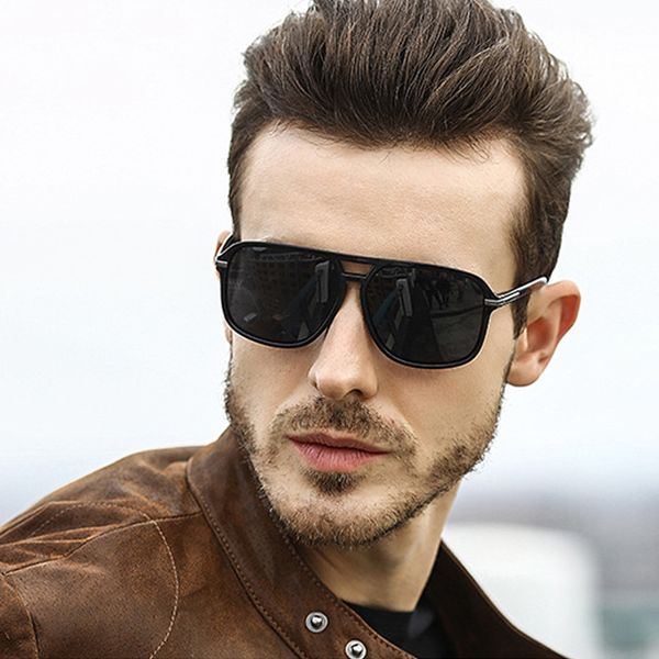 fashion men cool square style polarized sunglasses driving vintage brand design sun glasses uv400 new 2020, White;black
fashion men cool square style polarized sunglasses driving vintage brand design sun glasses uv400 new 2020, White;black