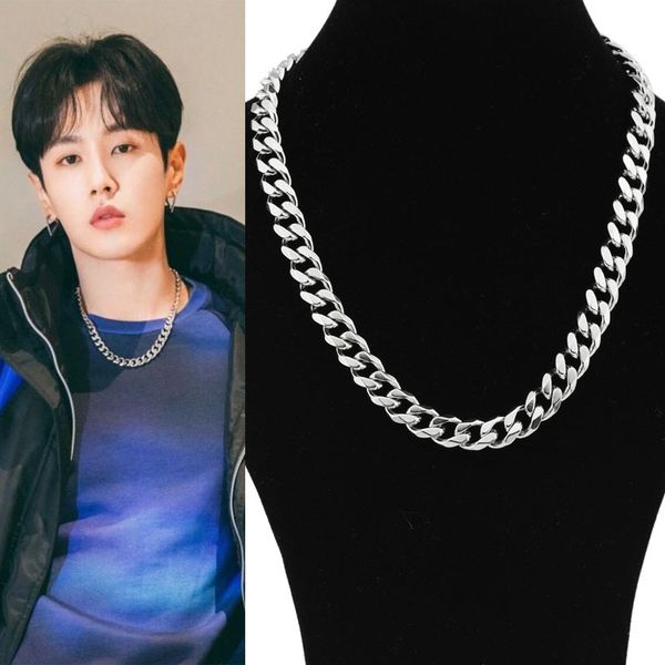 fashion thick necklace clavicle chain stainless steel six-sided grinding necklace men and women jewelry sale, Silver
fashion thick necklace clavicle chain stainless steel six-sided grinding necklace men and women jewelry sale, Silver