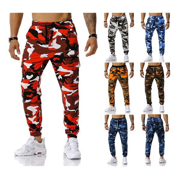new men's stitching camouflage jogging pants outdoor sports pants football training pants fitness, Black
new men's stitching camouflage jogging pants outdoor sports pants football training pants fitness, Black