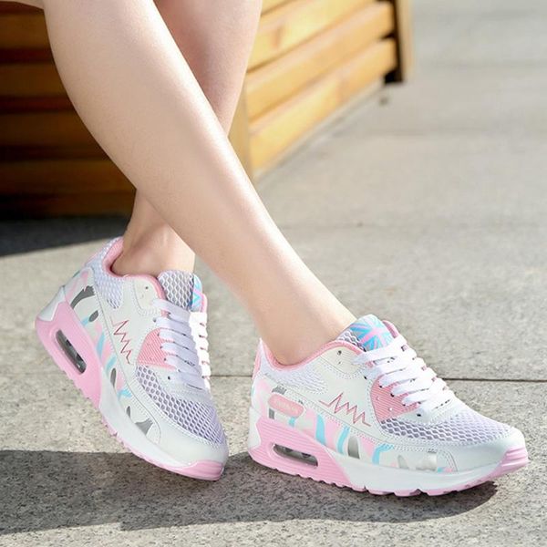 sneakers women mesh lace-up solid flat platform shallow sneaker spring autumn air cushion wedges shoes women sports running shoe, Black
sneakers women mesh lace-up solid flat platform shallow sneaker spring autumn air cushion wedges shoes women sports running shoe, Black