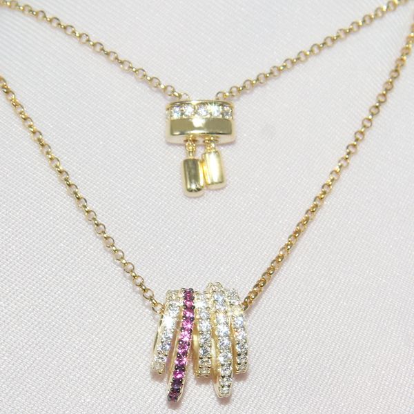 baoyocn fashion 925 sterling silver jewelry gold color multicolor circles necklace adjustable chain micro cubic zircon for women
baoyocn fashion 925 sterling silver jewelry gold color multicolor circles necklace adjustable chain micro cubic zircon for women