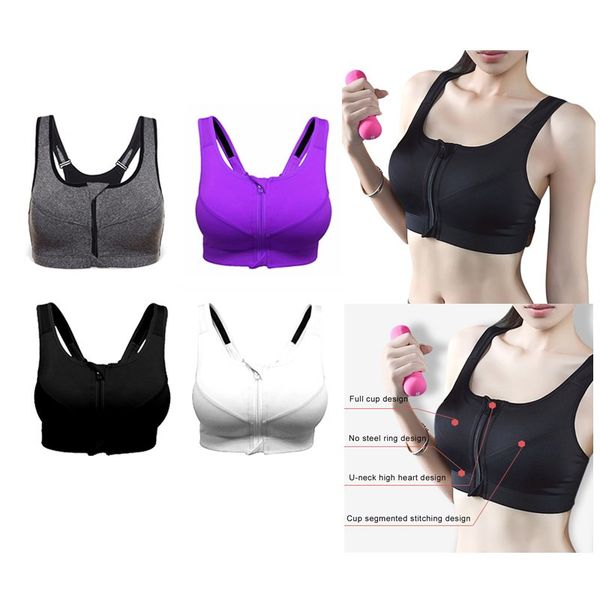 s-xl женщины zipper спорт bras плюс размер wirefree padded push up рубашку жилет спортивный бюстгальтер йоги бюстгальтера фитнес gym running, White;black
s-xl женщины zipper спорт bras плюс размер wirefree padded push up рубашку жилет спортивный бюстгальтер йоги бюстгальтера фитнес gym running, White;black