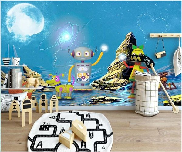 3d wallpaper custom p mural cartoon sci-fi planet robot alien children's room home decor 3d wall murals wallpaper for living room
3d wallpaper custom p mural cartoon sci-fi planet robot alien children's room home decor 3d wall murals wallpaper for living room
