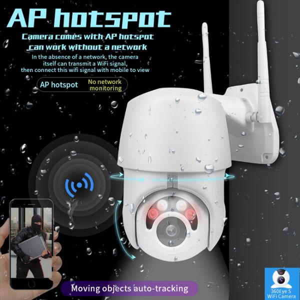 1шт нового 720p wifi камера открытого ptz ip-камера 2mp wireless speed dome cctv камера безопасность ик главное открытое наблюдение
1шт нового 720p wifi камера открытого ptz ip-камера 2mp wireless speed dome cctv камера безопасность ик главное открытое наблюдение