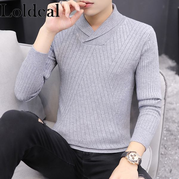 loldeal knitted sweaters men v neck pullovers mens casual jacquard jumper for fall, White;black
loldeal knitted sweaters men v neck pullovers mens casual jacquard jumper for fall, White;black