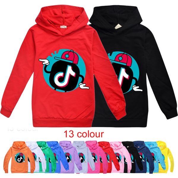 2020 tiktok kids long sleeve hoodies boy/girl teen kids tik tok sweatshirt jacket hooded coat cotton clothing, Black
2020 tiktok kids long sleeve hoodies boy/girl teen kids tik tok sweatshirt jacket hooded coat cotton clothing, Black