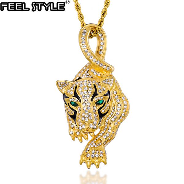hip hop iced out bling tiger stainess steel gold color pendant & necklace for men women jewelry with chains, Silver
hip hop iced out bling tiger stainess steel gold color pendant & necklace for men women jewelry with chains, Silver