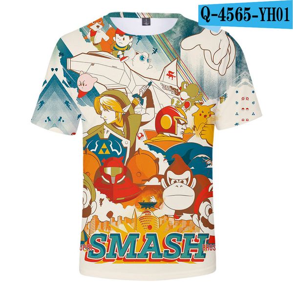 super smash bros. game boys men brand 3d print shirts funny plus size anime men clothing
super smash bros. game boys men brand 3d print shirts funny plus size anime men clothing